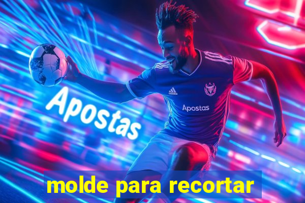 molde para recortar